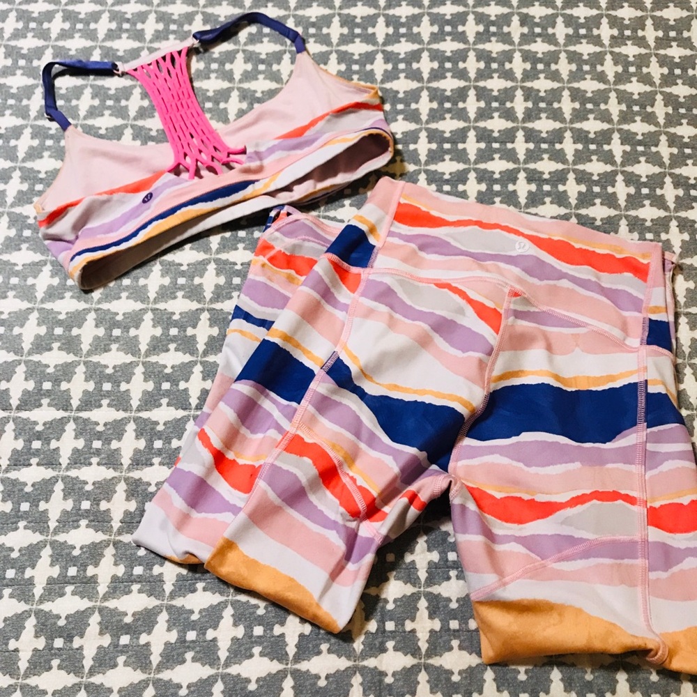 Lululemon Workout outfit Size M, gorgeous on!